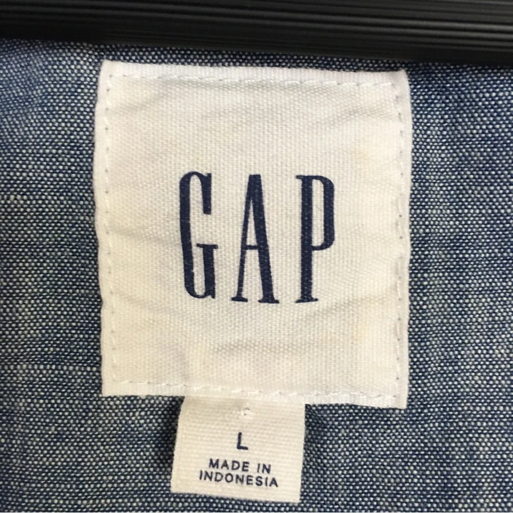 The Gap Dark Gray Lightweight Trench Coat, Size L - Picture 11 of 11
